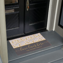 Felpudo Love Lives Here Door Mat