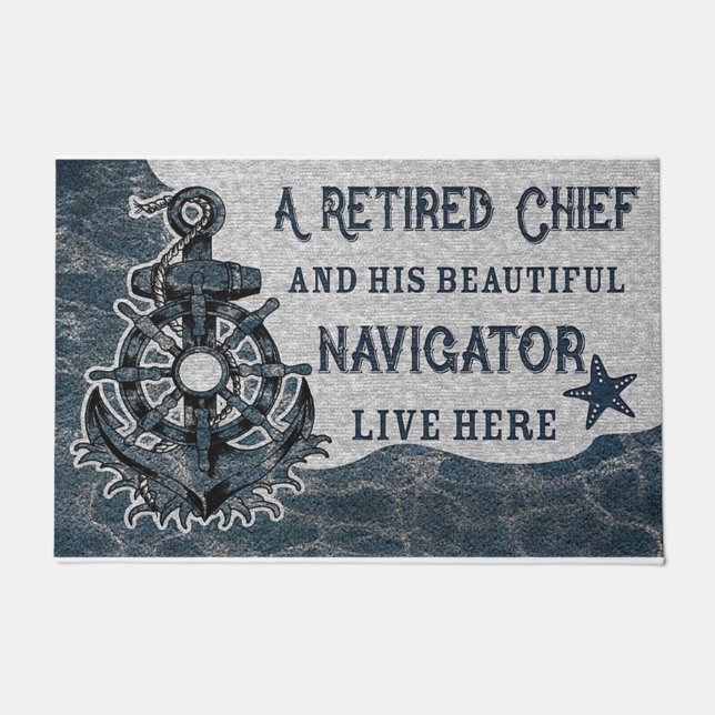 Felpudo Lovely A Retired Chief His Beautiful Navigator  (Anverso)