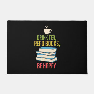 Felpudo Lover del libro - Tea Books Happy