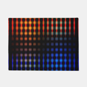 Felpudo Luces brillantes coloridas
