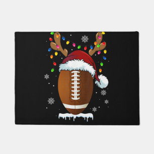 Felpudo Luces de Balón de Fútbol de Navidad Divertidas par