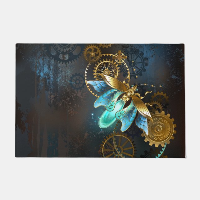 Felpudo Luciérnaga de Steampunk (Anverso)