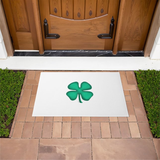 Felpudo Lucky 4 Leaf Irish Clover doormat (Exterior)