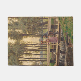 Felpudo Lugar de encuentro romántico (por Edmund Blair Lei