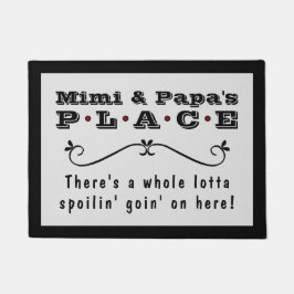 Felpudo Lugar de Mimi y Papá Mucho mimo