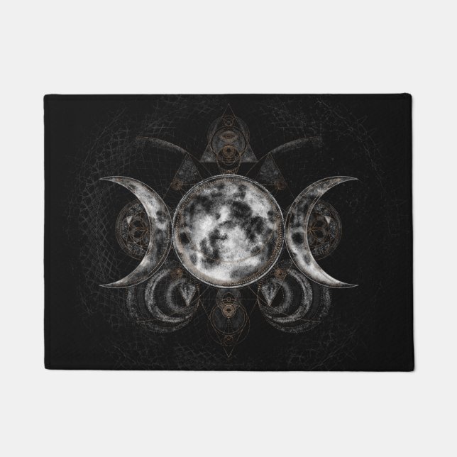 Felpudo Luna Triple - Diosa Triple (Anverso)