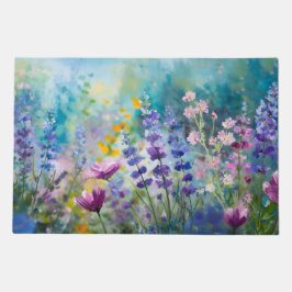 Felpudo Lush Vibrant Floral Welcome Rug 