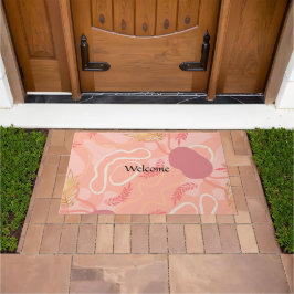 Felpudo Luxe romantinc peach fuzz baby girl