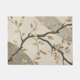 Felpudo Luxury Botanical Branch Area Rug