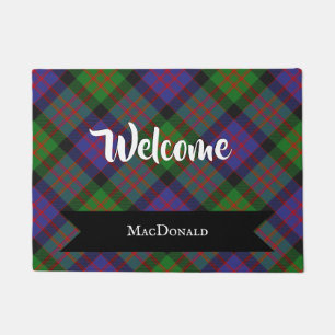 Felpudo MacDonald Clan Scottish Tartan Plaid Pattern