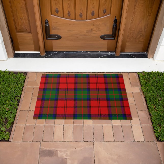 Felpudo MacDuff Tartan Red Green Plaid (Exterior)