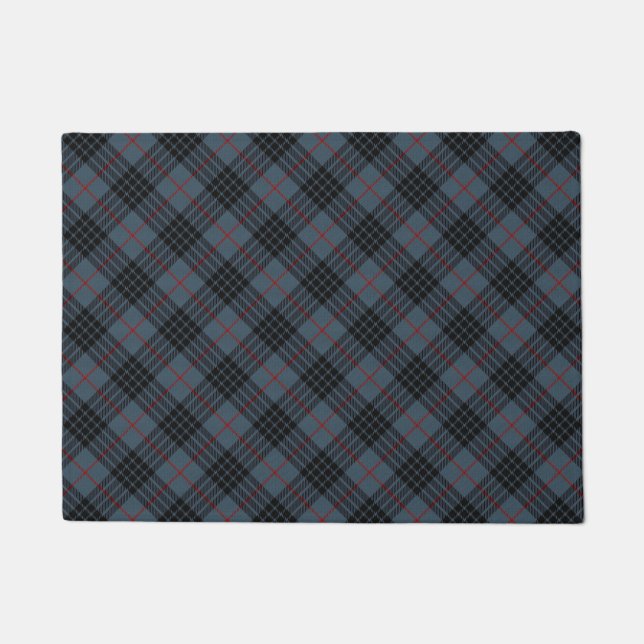 Felpudo MacKay Blue Tartan (Anverso)