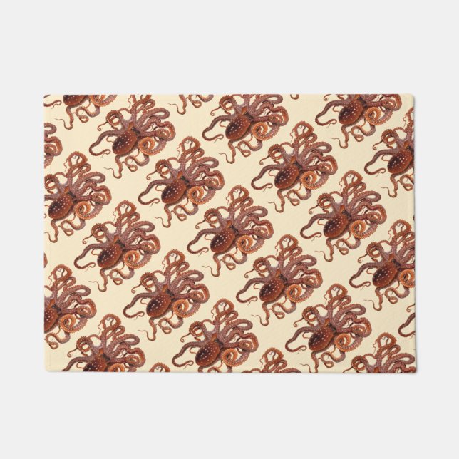 Felpudo Macropus de pulpo ventilado, animales acuáticos ma (Anverso)