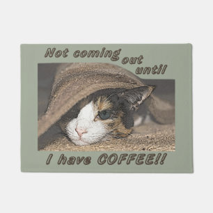 Felpudo Macy también quiere café