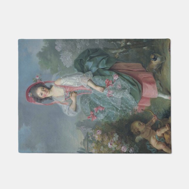 Felpudo Mademoiselle Guimard (por Jacques-Louis David) (Anverso)