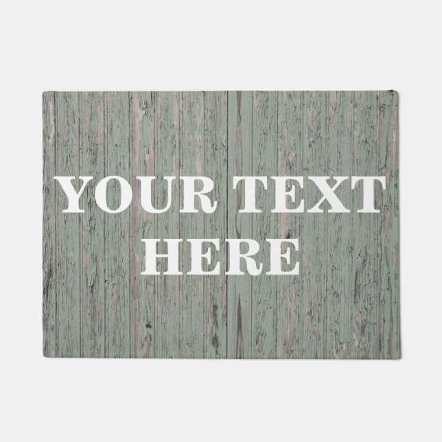 Felpudo Madera de bambú personalizada (Anverso)