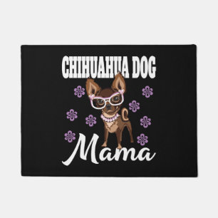Felpudo Madre del perro chihuahua de las mujeres