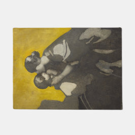 Felpudo Madre e hijo (por Norah Neilson Gray)