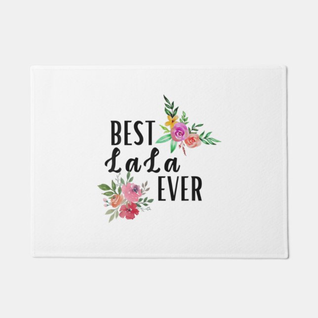 Felpudo Madre Mejor cumpleaños de Lala (Anverso)