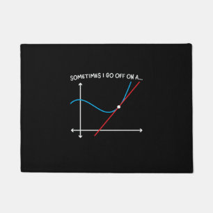 Felpudo Maestra De Matemáticas A Veces Me Voy