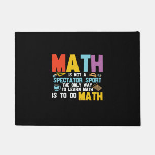 Felpudo Maestra Matemática No Es Un Deporte Espectador