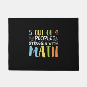 Felpudo Maestros de matemáticas luchan con matemáticas