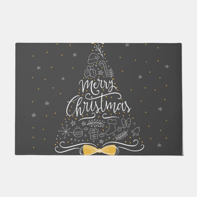 Felpudo Magnífico árbol de Navidad (Anverso)