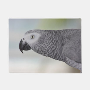 Felpudo Magnífico loro gris africano