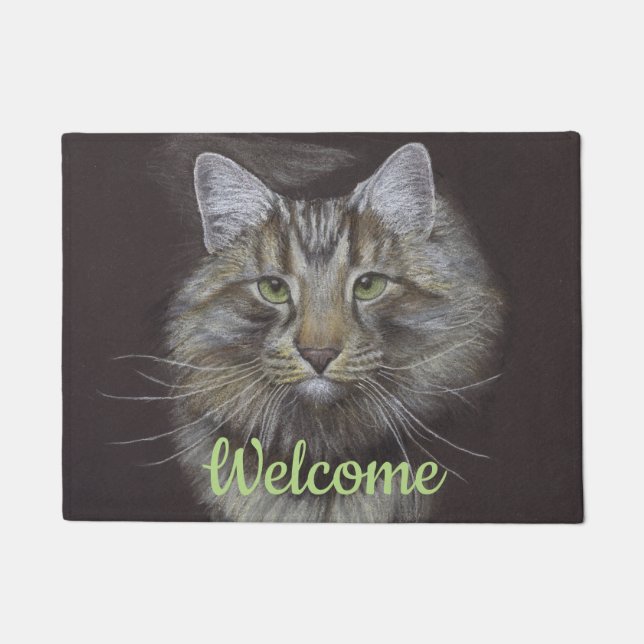 Felpudo Maine Coon Cat (Anverso)