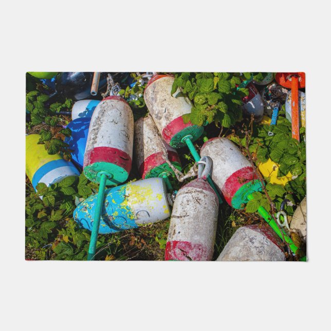 Felpudo Maine Lobster Buoys (Anverso)