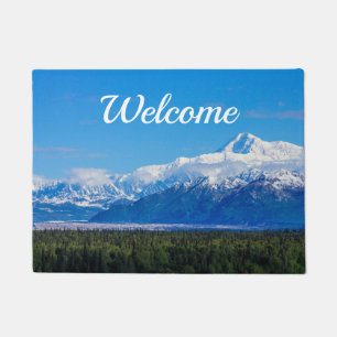 Felpudo Majestic Mt McKinley Bienvenida Doormat