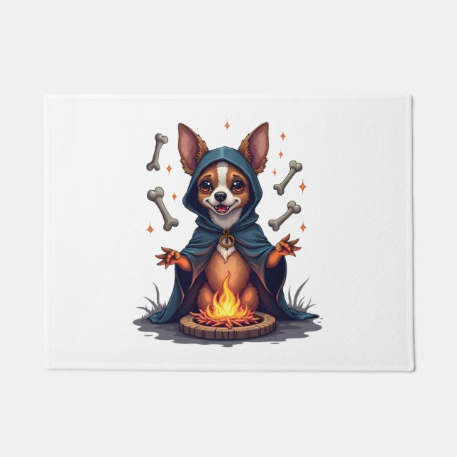 Felpudo Maldito perro ritual chihuahua (Anverso)