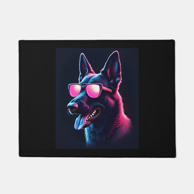 Felpudo Malinois belga atrapa camiseta malinoiss belga (Anverso)