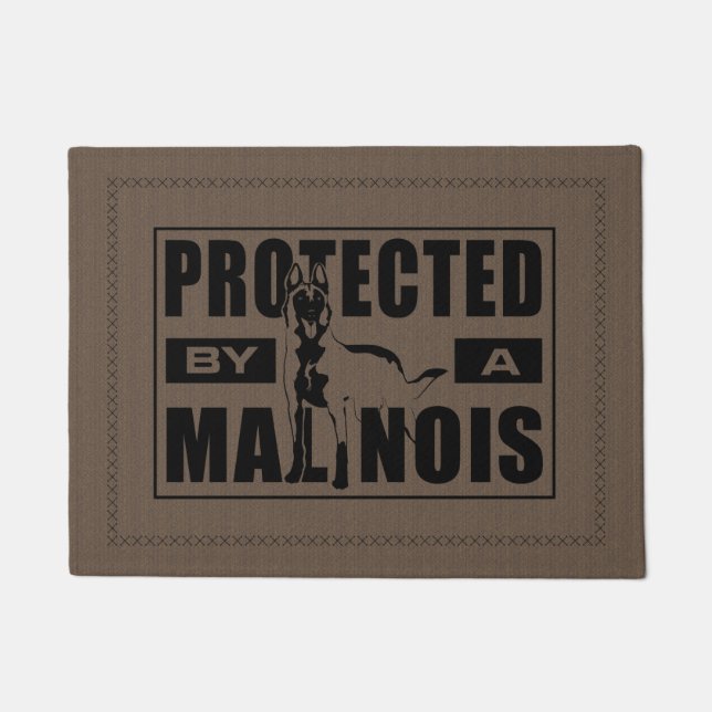 Felpudo Malinois - pastor belga - Mechelaar (Anverso)