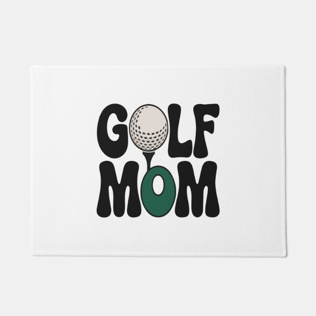 Felpudo Mamá del golf (Anverso)