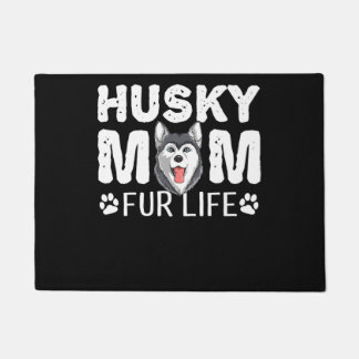 Felpudo Mamá Husky de por vida | Diversión divertida del d