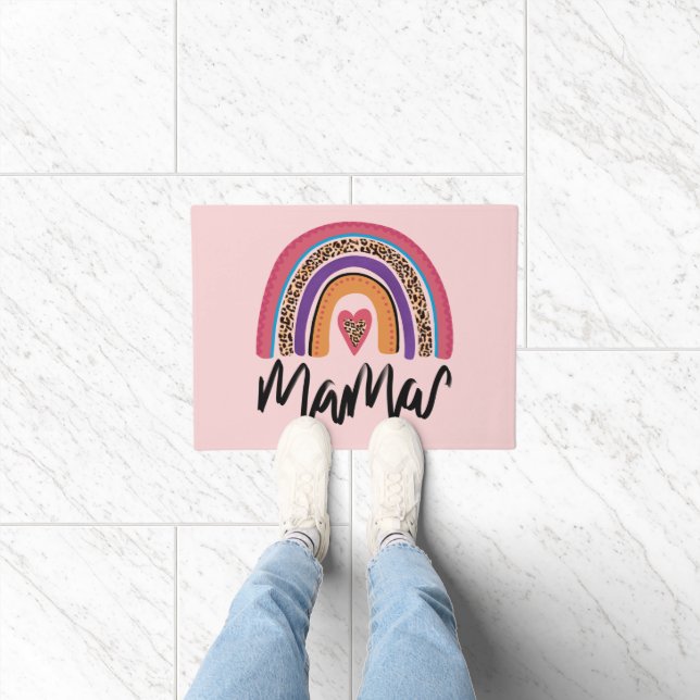 Felpudo Mama Leopard Rainbow (Interior)