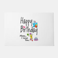 Mamá, te amo. Feliz cumpleaños.