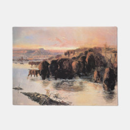 Felpudo Manada de búfalos americanos