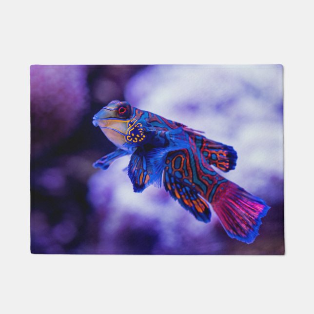 Felpudo Mandarin Goby Fish Doormat (Anverso)
