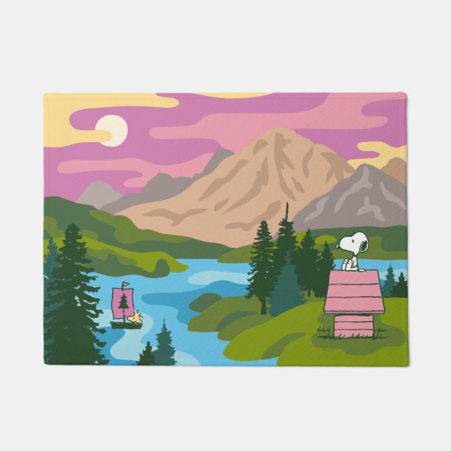 Felpudo Maní | Snoopy & Woodstock El Gran Exterior (Anverso)