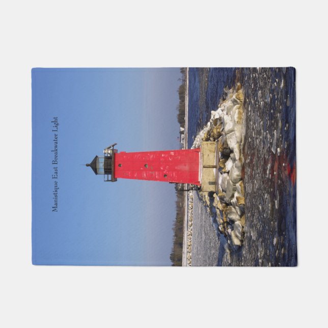 Felpudo Manistique East Breakwater Light door mat (Anverso)