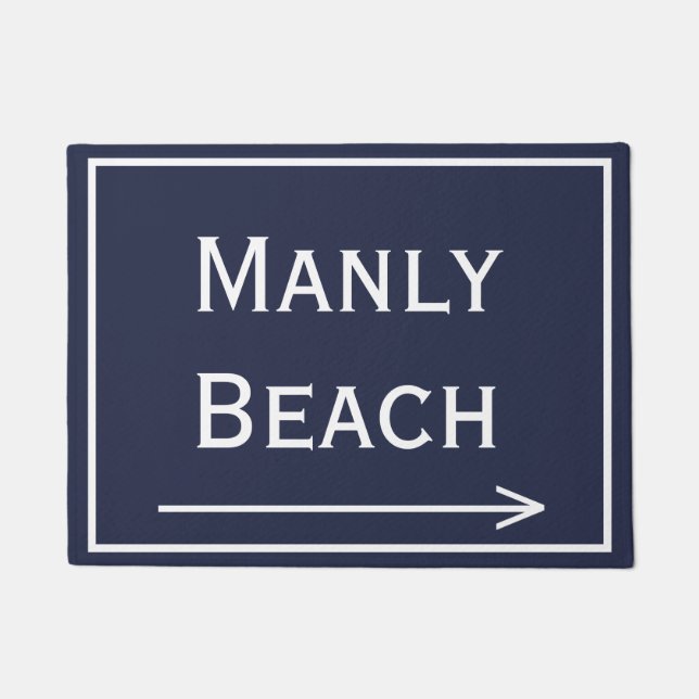 Felpudo Manly Beach Australia Doormat (Anverso)