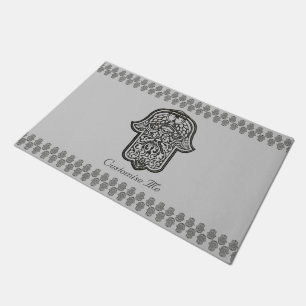 Felpudo Mano de la alheña de Hamsa (original)