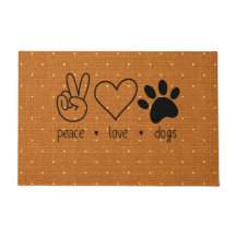 Mano de Paz Amor Corazón  Pata de Perros Hogar Lin