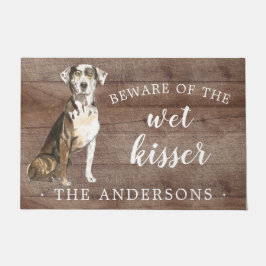 Felpudo Mano de puerta personalizada del leopardo de Catah