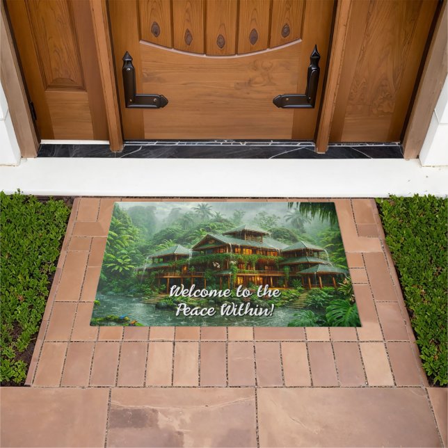 Felpudo Mansión de la Selva Tropical (Exterior)