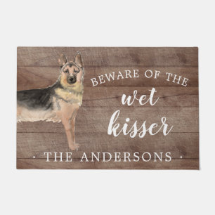 Felpudo Manta de puerta personalizada de perro pastor alem