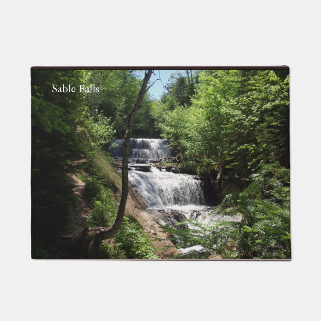 Felpudo Mapa de la puerta de Sable Falls (Anverso)
