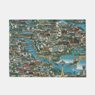 Felpudo Mapa de Niagara Falls